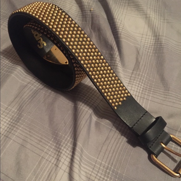 Supreme Repeat Leather Belt \